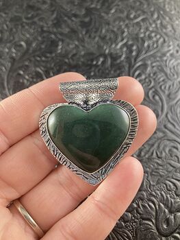 Stone Crystal Jewelry Pendant Green Aventurine Heart #kTxv7IhGQWA