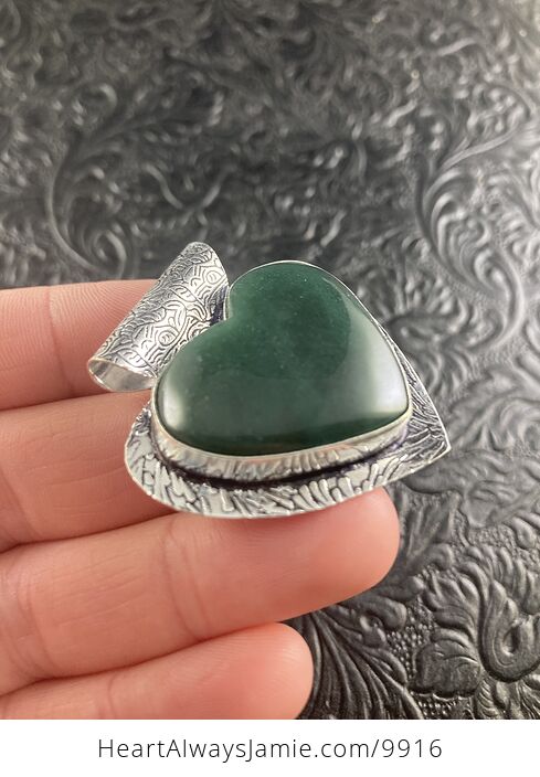 Stone Crystal Jewelry Pendant Green Aventurine Heart - #kTxv7IhGQWA-6