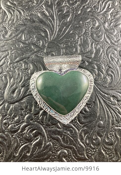 Stone Crystal Jewelry Pendant Green Aventurine Heart - #kTxv7IhGQWA-4