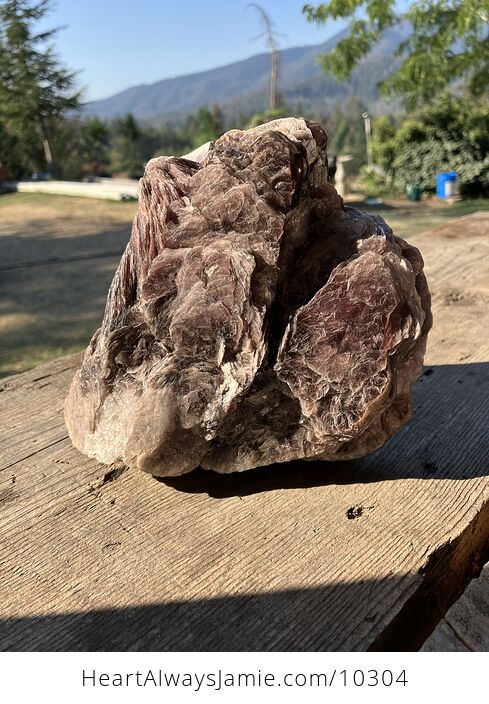 Stunning 4 Pounds of Raw Natural Purple Lepidolite Mica Crystal - #2Cu4wduxhkk-1