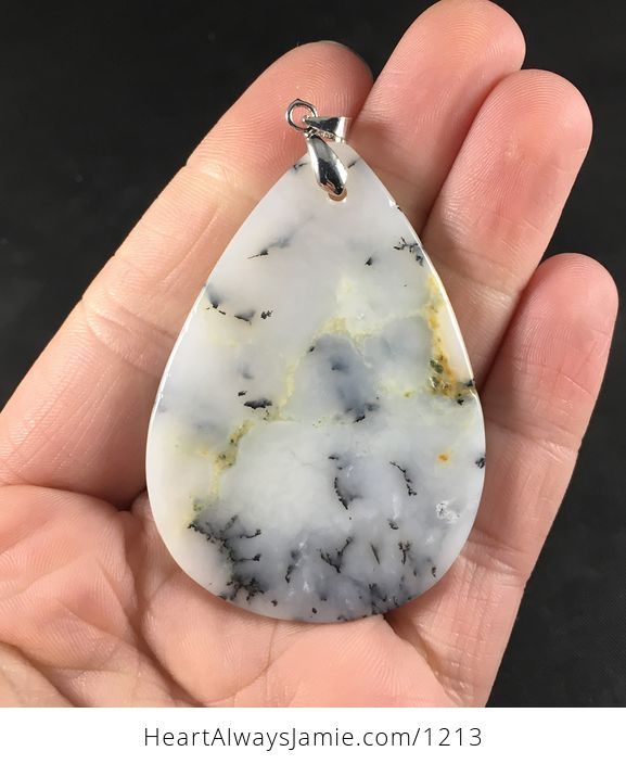 Stunning African Dendrite Stone Pendant Necklace Ado6 - #sa9znlhgsw8-2