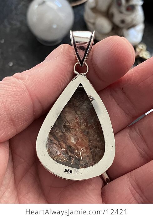 Stunning Crazy Lace Agate Stone Crystal Jewelry Pendant - #pERevagm6Bs-5