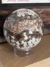 Stunning Druzy Chocolate Calcite Crystal Sphere #a80buT4mUKE