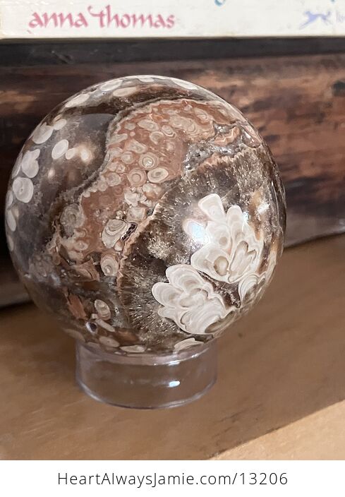 Stunning Druzy Chocolate Calcite Crystal Sphere - #a80buT4mUKE-13