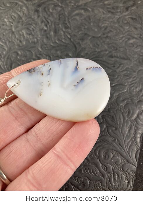 Stunning Ocean Chalcedony Agate Stone Jewelry Pendant - #WM8nfxV0NG8-2