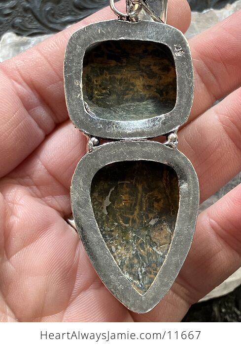 Stunning Ocean Jasper Crystal Stone Jewelry Pendant - #4rjYpGG9OoM-8