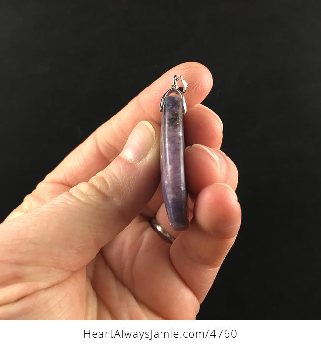 Stunning Purple Lepidolite Stone Jewelry Pendant - #oJy0jRjO5FQ-3