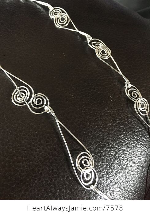 Stunning Swirl Chain Necklace - #D3aZ9T9OzXY-2