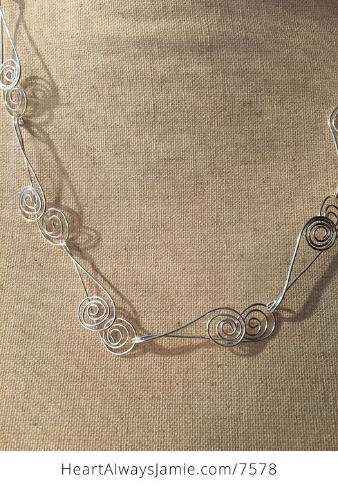 Stunning Swirl Chain Necklace - #D3aZ9T9OzXY-6