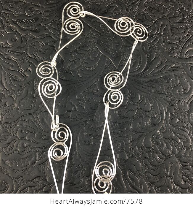 Stunning Swirl Chain Necklace - #D3aZ9T9OzXY-1