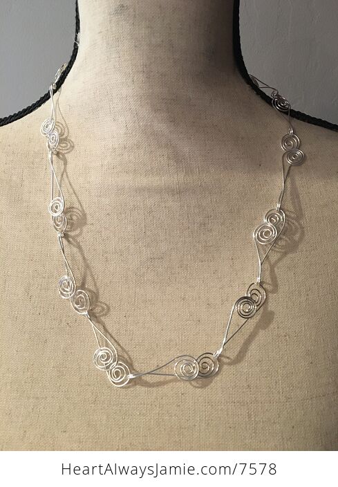 Stunning Swirl Chain Necklace - #D3aZ9T9OzXY-5
