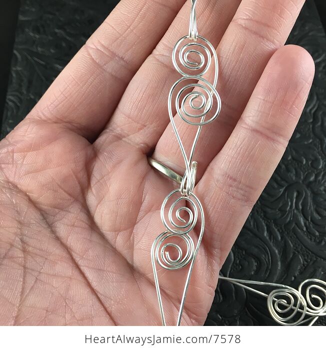 Stunning Swirl Chain Necklace - #D3aZ9T9OzXY-8