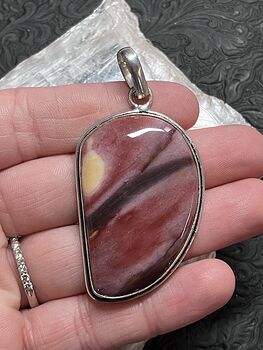 Sunset Mookaite Moukaite Jasper Pendant Crystal Stone Jewelry #q1m0WgZF9io