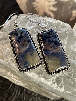 Sunset Sodalite Earrings Crystal Jewelry #DFQbdWx6vp4