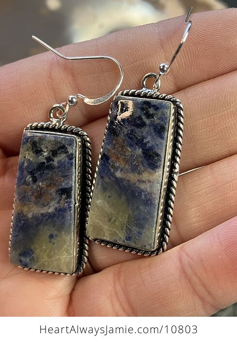 Sunset Sodalite Earrings Crystal Jewelry - #DFQbdWx6vp4-5