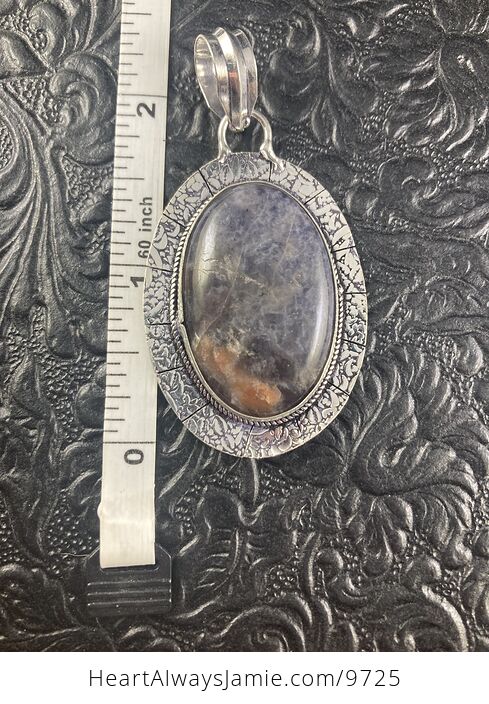 Sunstone in Iolite Crystal Stone Jewelry Pendant - #OPkUduxVhU8-5