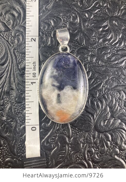 Sunstone in Iolite Crystal Stone Jewelry Pendant - #p4KB25Yo7zA-5