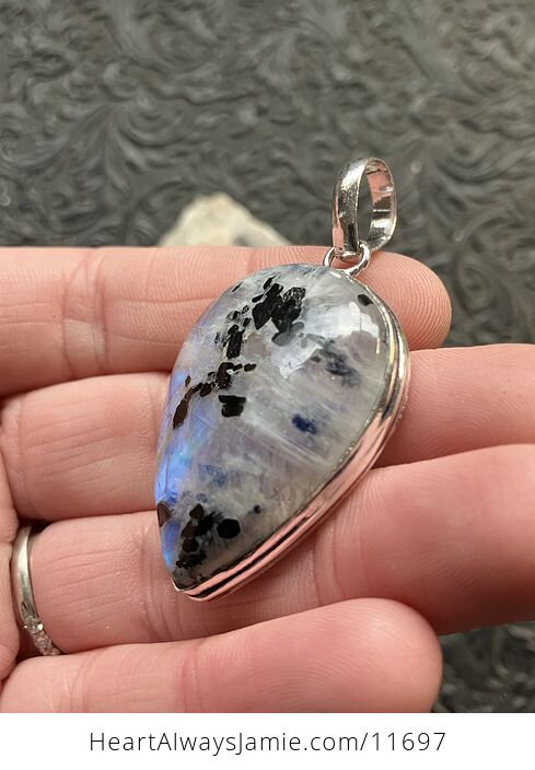 Super Flashy Rainbow Moonstone Gemstone Crystal Jewelry Pendant - #ztfhOCYATOM-3