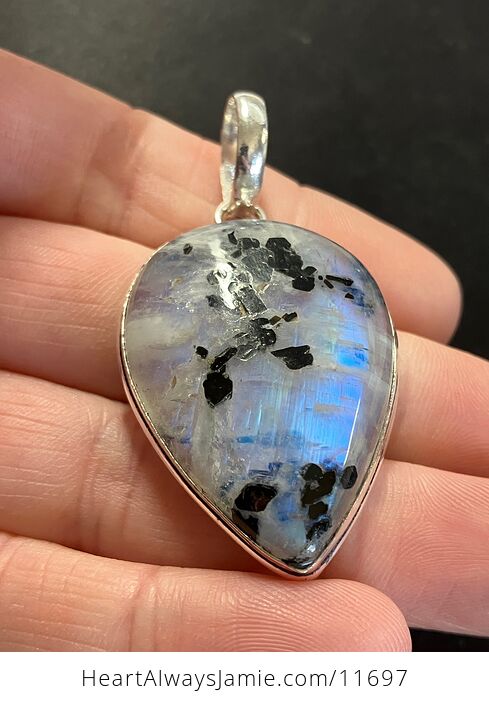 Super Flashy Rainbow Moonstone Gemstone Crystal Jewelry Pendant - #ztfhOCYATOM-11