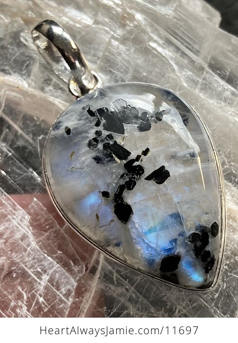 Super Flashy Rainbow Moonstone Gemstone Crystal Jewelry Pendant - #ztfhOCYATOM-9