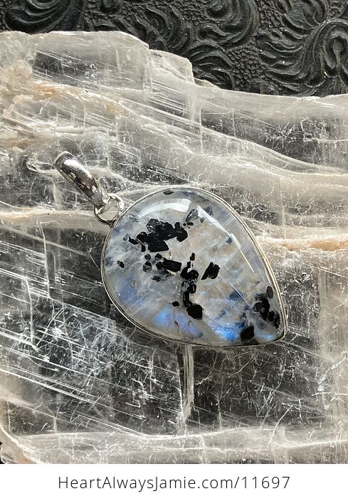 Super Flashy Rainbow Moonstone Gemstone Crystal Jewelry Pendant - #ztfhOCYATOM-8