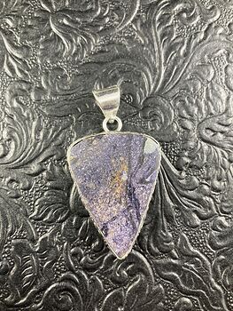 Tiffany Jasper Purple Crystal Stone Jewelry Pendant #Pz0yRbGdN3w