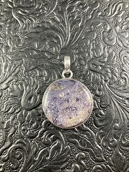 Tiffany Jasper Purple Crystal Stone Jewelry Pendant #ZKFgVUSqpas