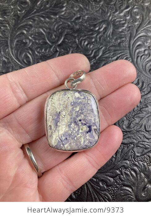 Tiffany Jasper Purple Crystal Stone Jewelry Pendant - #Ld3V4JYtY4E-1