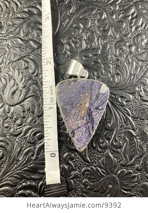 Tiffany Jasper Purple Crystal Stone Jewelry Pendant - #Pz0yRbGdN3w-2