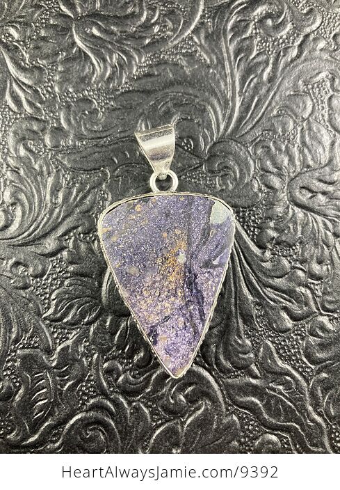 Tiffany Jasper Purple Crystal Stone Jewelry Pendant - #Pz0yRbGdN3w-1