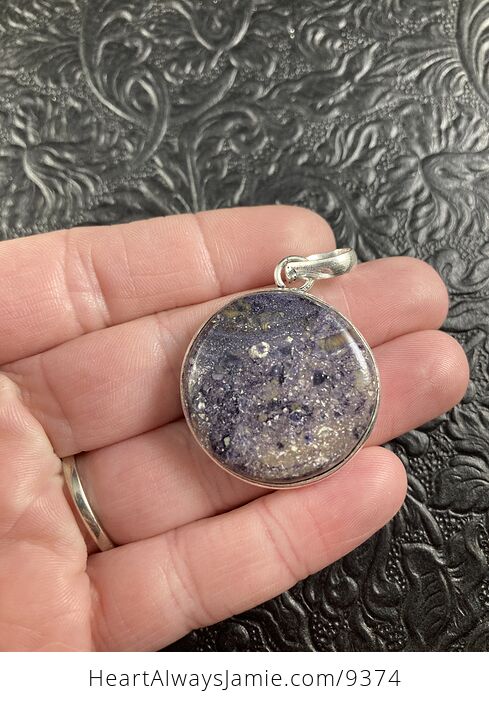 Tiffany Jasper Purple Crystal Stone Jewelry Pendant - #ZKFgVUSqpas-2
