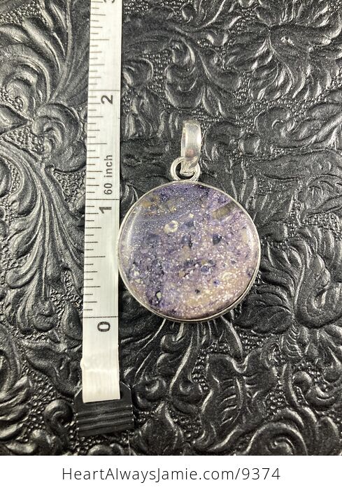 Tiffany Jasper Purple Crystal Stone Jewelry Pendant - #ZKFgVUSqpas-3