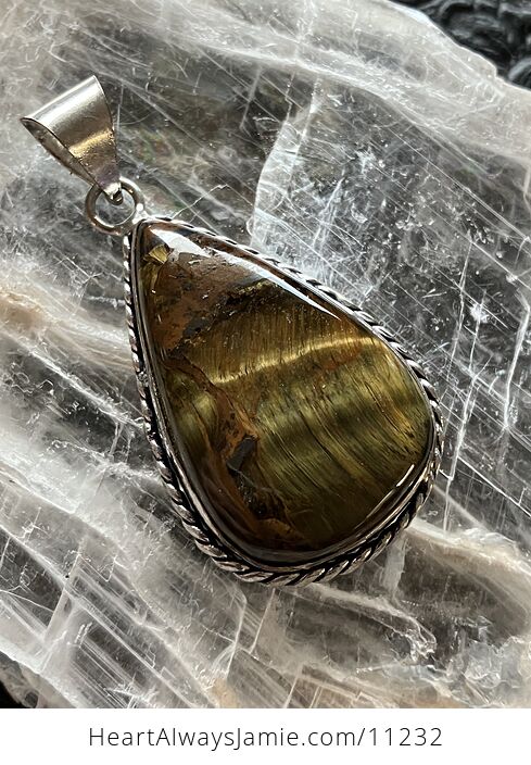Tiger Eye Iron Stone Jewelry Crystal Pendant - #3P3okRPgdwI-2