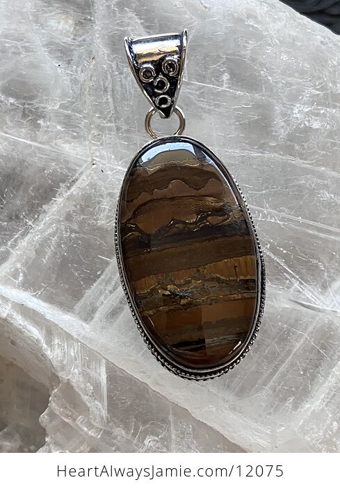 Tiger Iron Stone Jewelry Crystal Pendant - #wfv0teSwQVQ-2