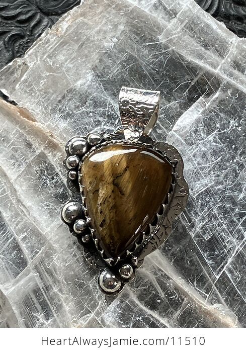 Tigers Eye Iron Stone Jewelry Crystal Pendant - #16VX5PDODAA-10