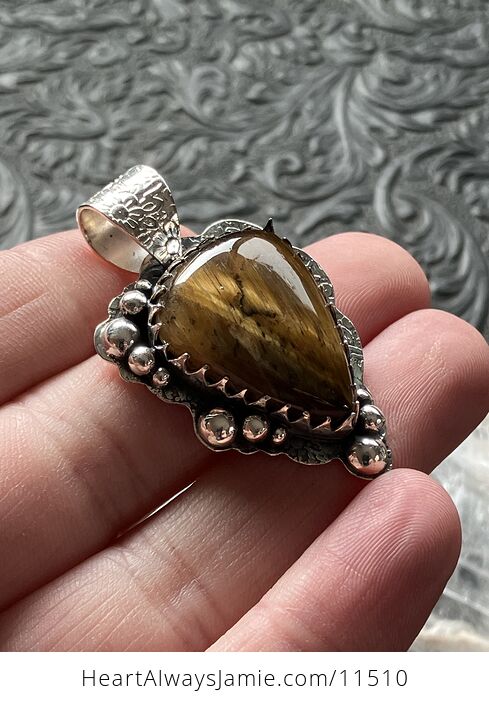Tigers Eye Iron Stone Jewelry Crystal Pendant - #16VX5PDODAA-7