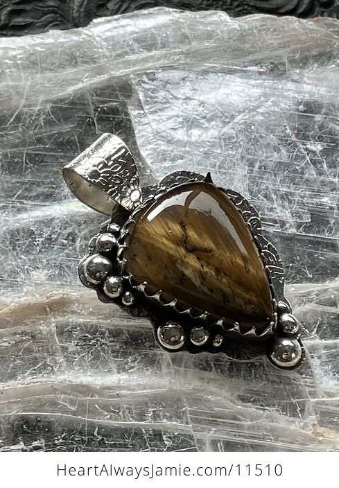 Tigers Eye Iron Stone Jewelry Crystal Pendant - #16VX5PDODAA-13