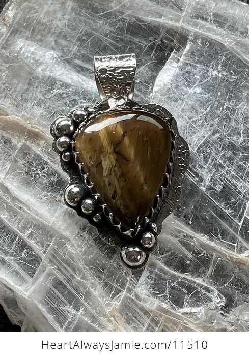 Tigers Eye Iron Stone Jewelry Crystal Pendant - #16VX5PDODAA-14