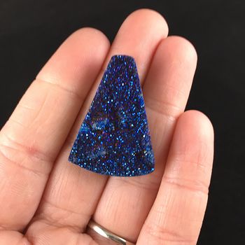 Titanium Blue Druzy Agate Stone Jewelry Pendant #dqlPbL5TgnY