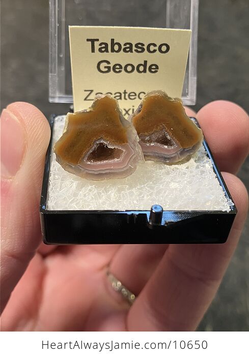 Tobasco Geode Perky Box Gem and Mineral Collector - #EY85ONLhfVg-2