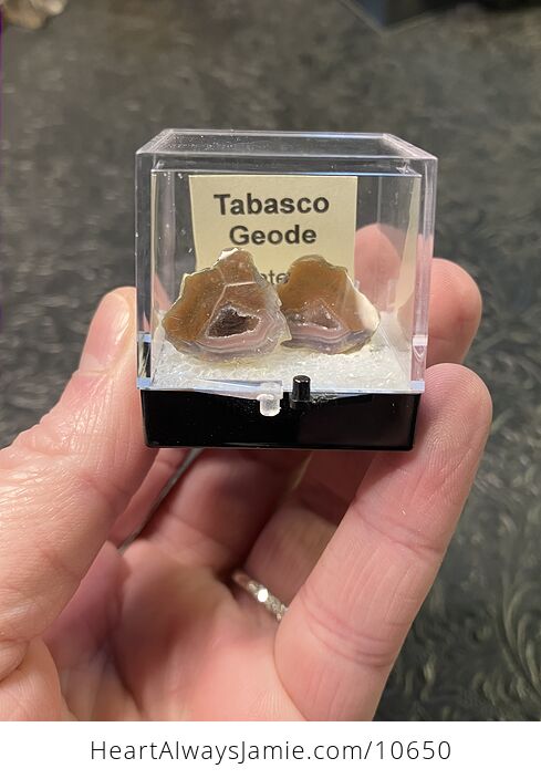 Tobasco Geode Perky Box Gem and Mineral Collector - #EY85ONLhfVg-5