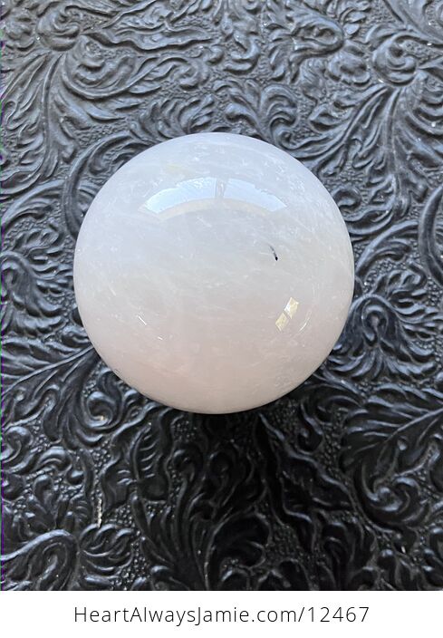 Tourmaline Tourmalinated Quartz Sphere Crystal Ball - #MkVAILK9nmE-3