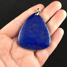 Triangle Shaped Lapis Lazuli Stone Jewelry Pendant #TQ1TLJ0wmqc