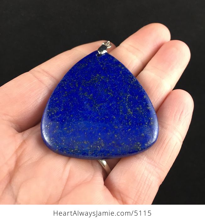 Triangle Shaped Lapis Lazuli Stone Jewelry Pendant - #TQ1TLJ0wmqc-2