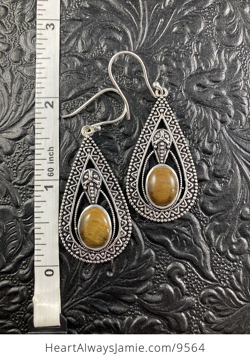 Trilobyte Tigers Eye Crystal Stone Jewelry Earrings - #TMbEF5Ci4QQ-4