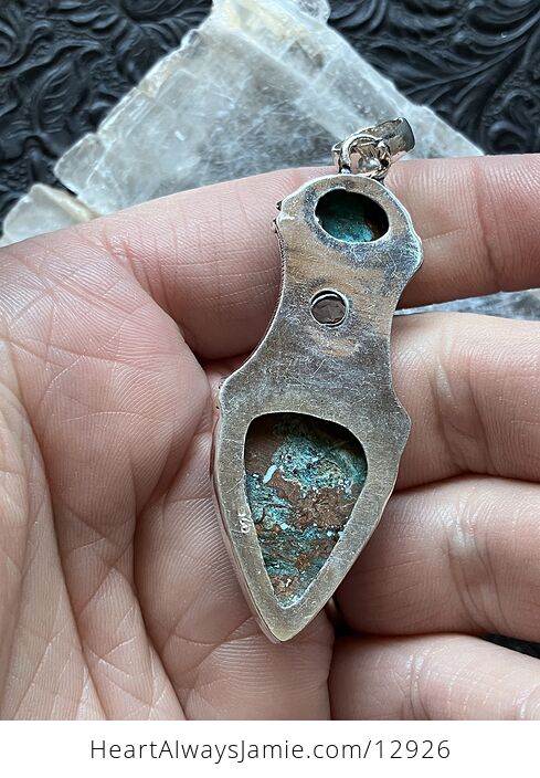 Turquoise and Topaz Pendant Crystal Stone Jewelry - #35gUkpZF9Bw-4