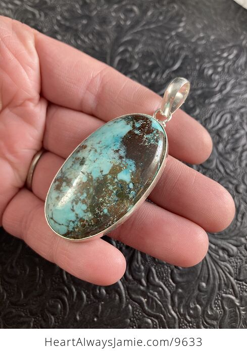 Turquoise Crystal Stone Jewelry Pendant - #RiijNms9i1k-3