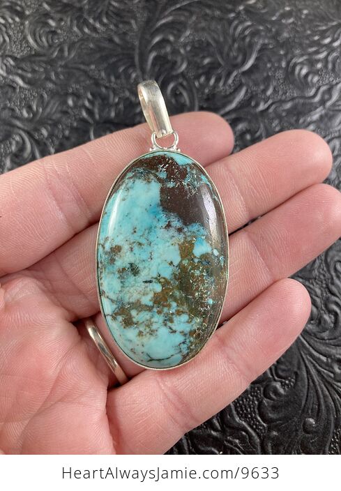 Turquoise Crystal Stone Jewelry Pendant - #RiijNms9i1k-1