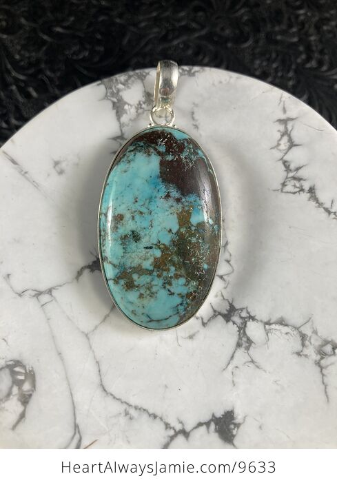 Turquoise Crystal Stone Jewelry Pendant - #RiijNms9i1k-6