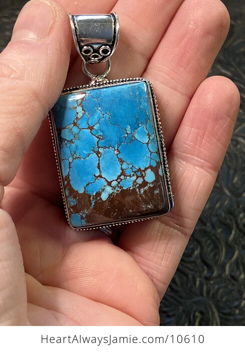 Turquoise Crystal Stone Jewelry Pendant - #Sb6LadCLuS4-2